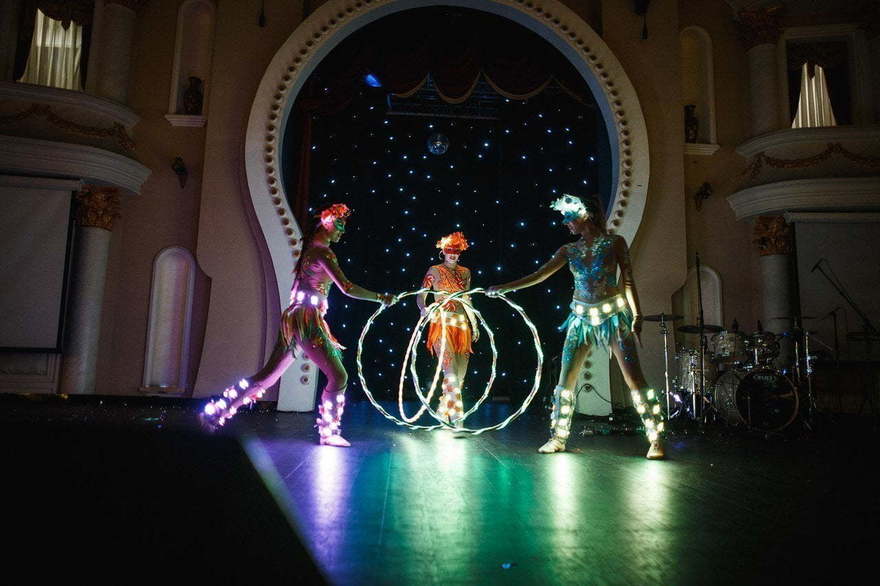 Световое шоу Времена года/Seasons на свадьбу от Show Obertaeva 10