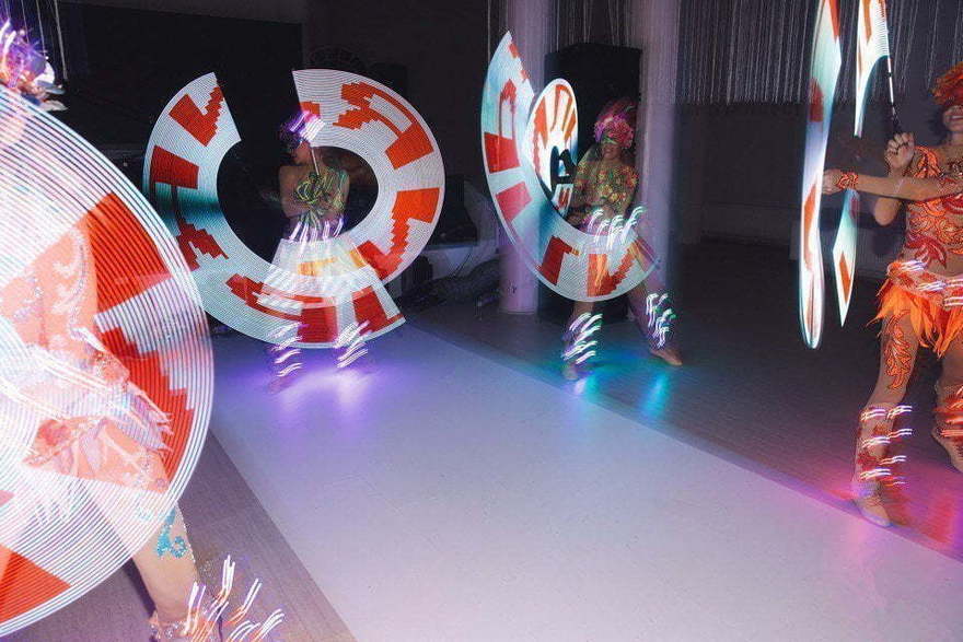 Световое шоу Времена года/Seasons на свадьбу от Show Obertaeva 11