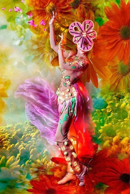 Световое шоу Времена года/Seasons на свадьбу от Show Obertaeva 12