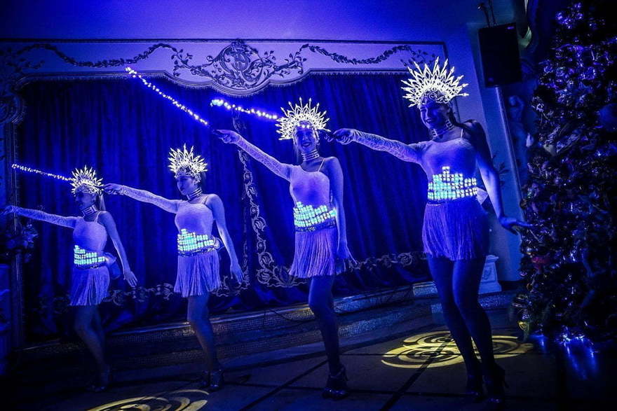 Световое шоу Гэтсби на свадьбу от Show Obertaeva 2