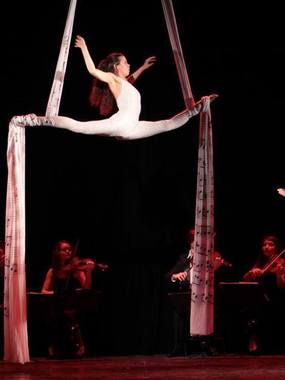 Сomic juggler, musician, aerial silk на свадьбу от Show Obertaeva 1