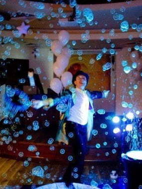 Мыльные пузыри на свадьбу на свадьбу от Шоу мыльных пузырей Fancy bubbles 1
