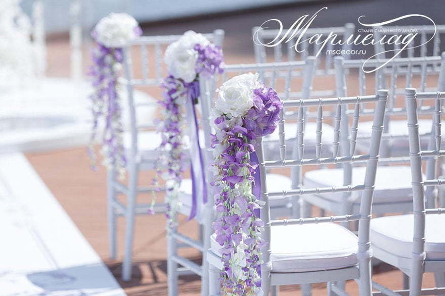 Классика, Весенняя / Летняя в Выездная регистрация, Ресторан / Банкетный зал от Студия свадебного декора Мармелад 10