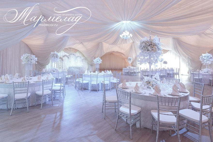 Классика в Шатер от Студия свадебного декора Мармелад 2