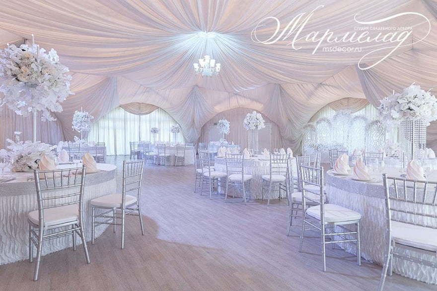Классика в Шатер от Студия свадебного декора Мармелад 5