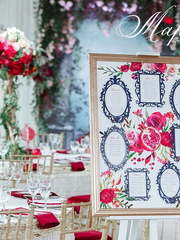 Рассадка в Классика от Студия свадебного декора Мармелад 1