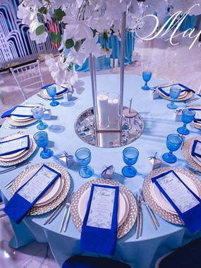 Столы и стулья гостей / Банкет в Классика от Студия свадебного декора Мармелад 1