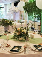 Столы и стулья гостей / Банкет в Рустик от Студия свадеб Дуэт 1