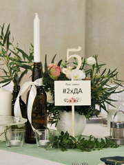 Столы и стулья гостей / Банкет в Рустик от Студия свадеб Дуэт 2