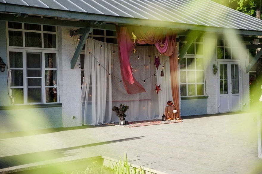 Тематический, Весенняя / Летняя, Этно стиль в На веранде, Ресторан / Банкетный зал от Miracle Makers 7