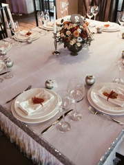 Столы и стулья гостей / Банкет в Классика, Осенняя от Miracle Makers 1