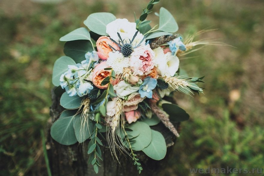 Весенняя / Летняя, Рустик, Эко в Выездная регистрация, Яхт-клуб от Студия декора WedMakers 5