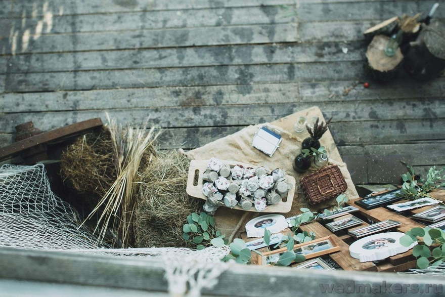 Весенняя / Летняя, Рустик, Эко в Выездная регистрация, Яхт-клуб от Студия декора WedMakers 7