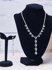 Комплект F10851 из Посеребренная бижутерия от Салон свадебных и вечерних платьев BRIDEDAY 1