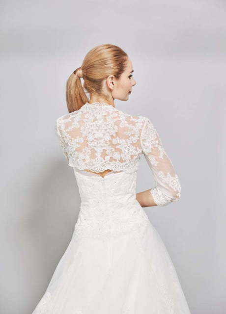 Свадебное платье W0004. Силуэт А-силуэт. Цвет Айвори / Капучино. Вид 4