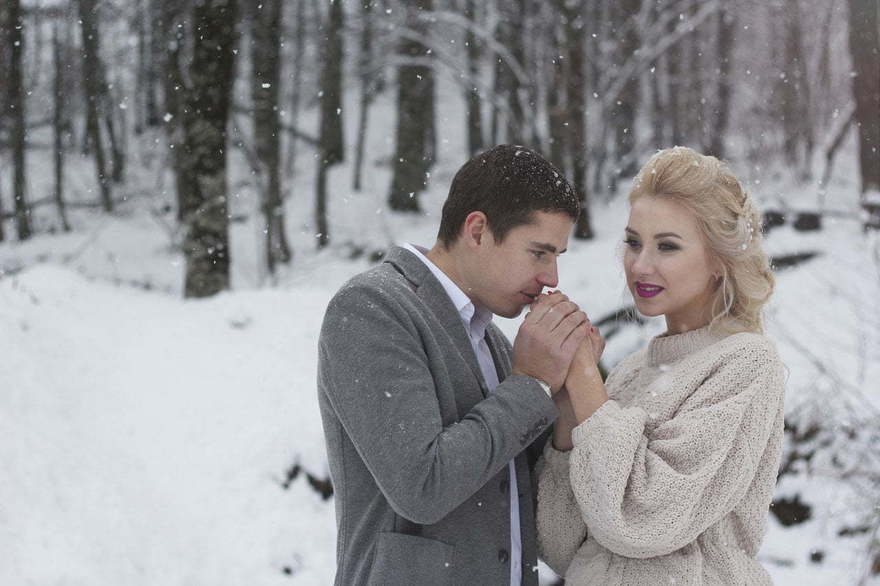 Love Story Зимнее сердце от Студия свадеб Be Happy 6