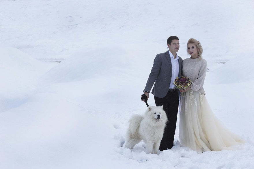 Love Story Зимнее сердце от Студия свадеб Be Happy 11