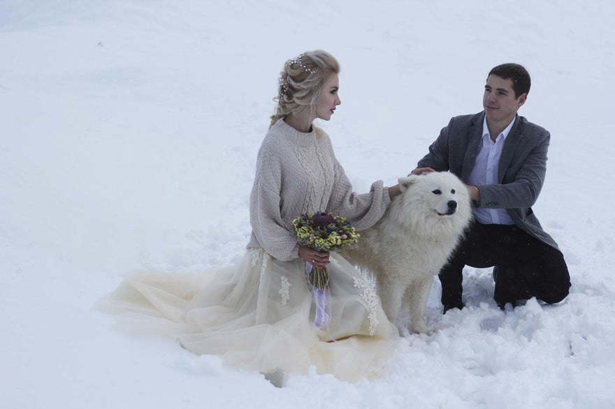 Love Story Зимнее сердце от Студия свадеб Be Happy 13