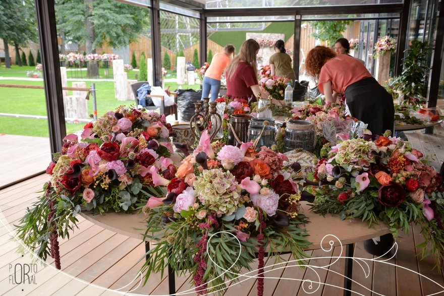 Классика, Рустик в Выездная регистрация, На веранде, Ресторан / Банкетный зал от Студия декора и флористики Porto Floral 5