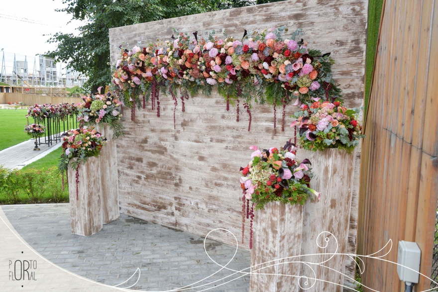 Классика, Рустик в Выездная регистрация, На веранде, Ресторан / Банкетный зал от Студия декора и флористики Porto Floral 10