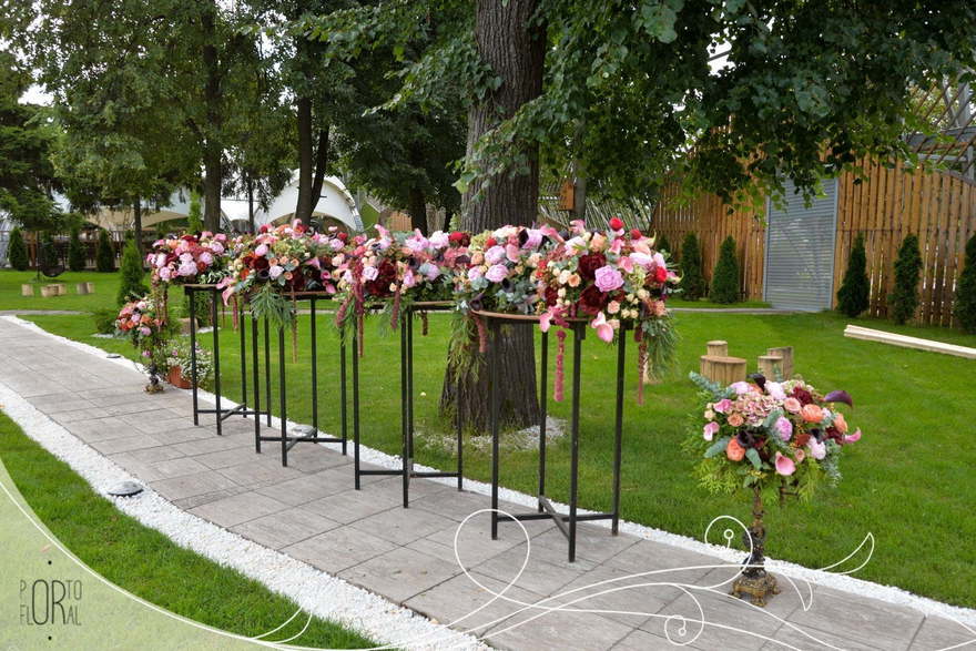 Классика, Рустик в Выездная регистрация, На веранде, Ресторан / Банкетный зал от Студия декора и флористики Porto Floral 23