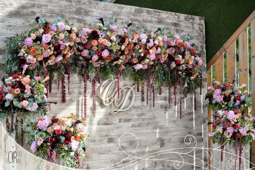 Классика, Рустик в Выездная регистрация, На веранде, Ресторан / Банкетный зал от Студия декора и флористики Porto Floral 24