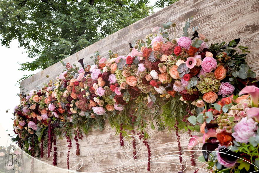 Классика, Рустик в Выездная регистрация, На веранде, Ресторан / Банкетный зал от Студия декора и флористики Porto Floral 25