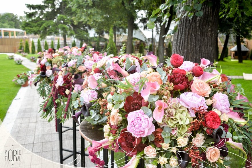 Классика, Рустик в Выездная регистрация, На веранде, Ресторан / Банкетный зал от Студия декора и флористики Porto Floral 32