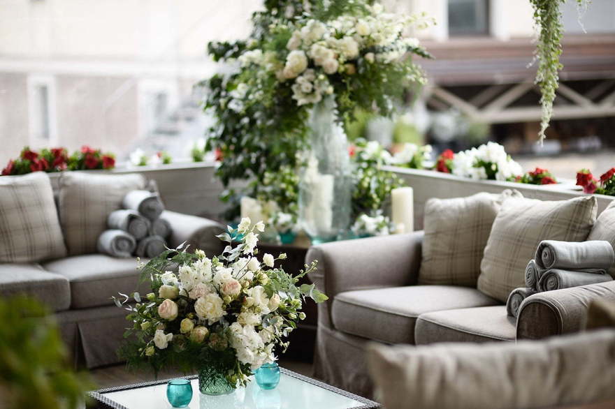 Классика, Весенняя / Летняя, Рустик в Выездная регистрация, Ресторан / Банкетный зал от Студия декора и флористики Porto Floral 17