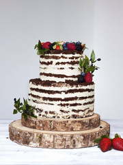 Голый торт Двухъярусные 1 от Кондитерская Sugar time desserts