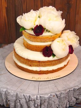 Голый торт Двухъярусные 1 от Авторская кондитерская Beze