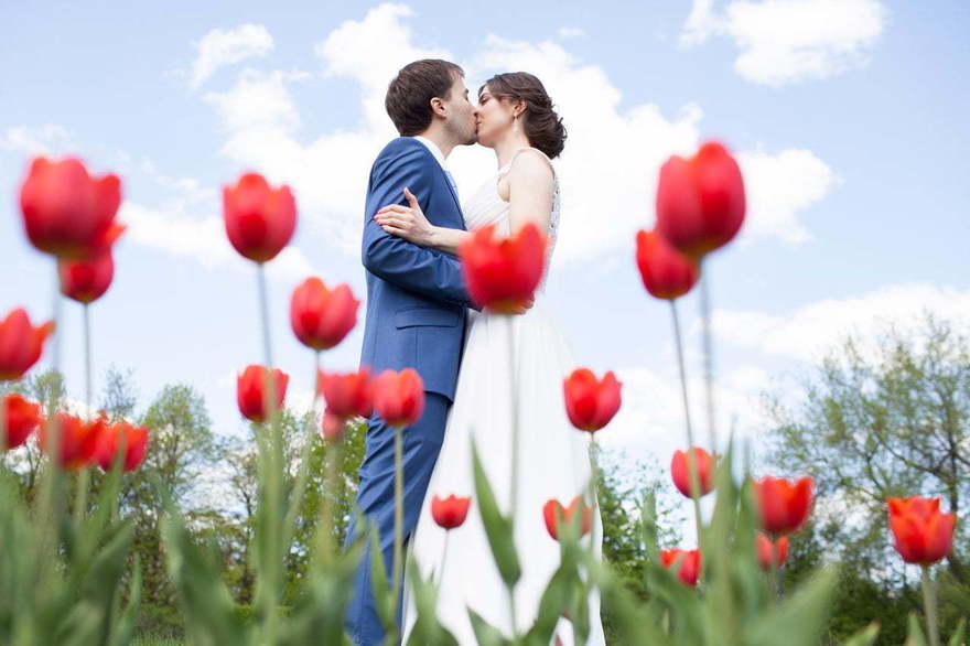 Классика, Весенняя / Летняя в Выездная регистрация, Ресторан / Банкетный зал от Студия свадеб Дуэт 26