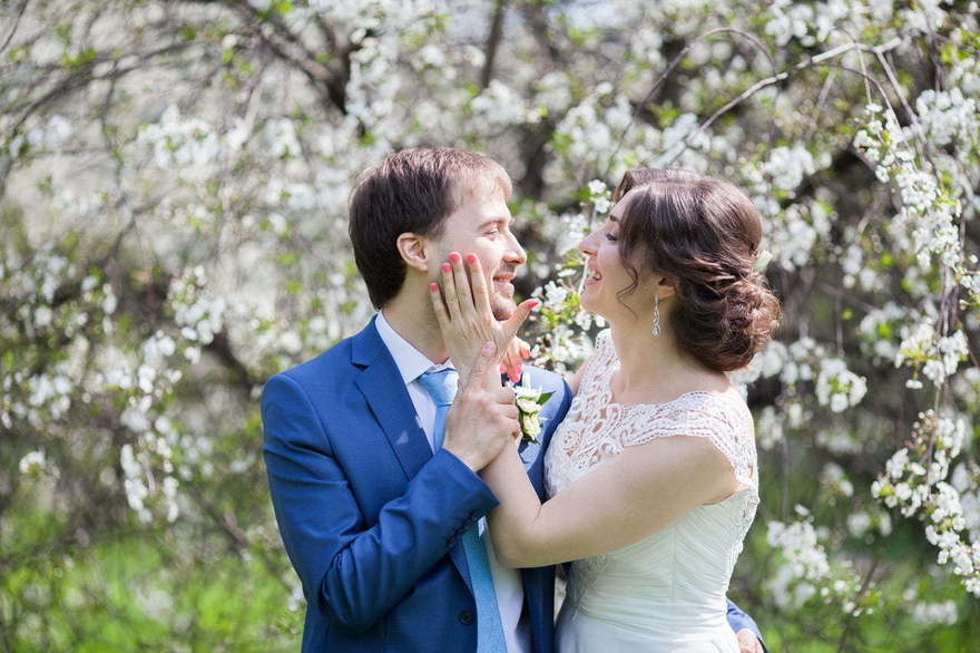 Классика, Весенняя / Летняя в Выездная регистрация, Ресторан / Банкетный зал от Студия свадеб Дуэт 27