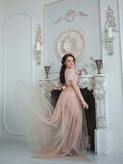Бежевое платье Камелия от Будуарные платья Юлии Блейх 2