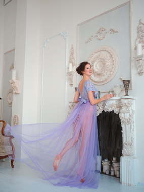Платье Камелия цвета сирень от Будуарные платья Юлии Блейх 2