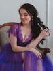 Фиолетовое платье Камелия от Будуарные платья Юлии Блейх 3