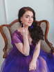Фиолетовое платье Камелия от Будуарные платья Юлии Блейх 5