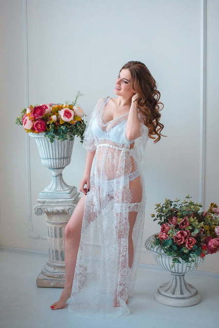 Белое платье Лали от Будуарные платья Юлии Блейх 5