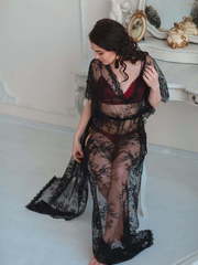 Черное платье Лали от Будуарные платья Юлии Блейх 1