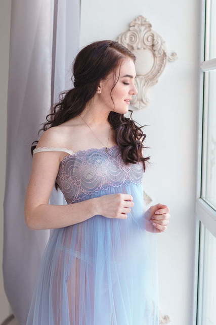 Сиреневое платье Элоиза от Будуарные платья Юлии Блейх 4