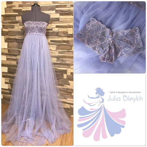 Сиреневое платье Элоиза от Будуарные платья Юлии Блейх 6