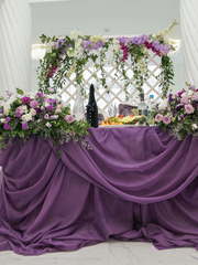 Президиум / Стол молодоженов в Классика от Организаторы свадеб O2Studio 1