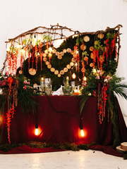 Президиум / Стол молодоженов в Классика, Эко от Организаторы свадеб O2Studio 1