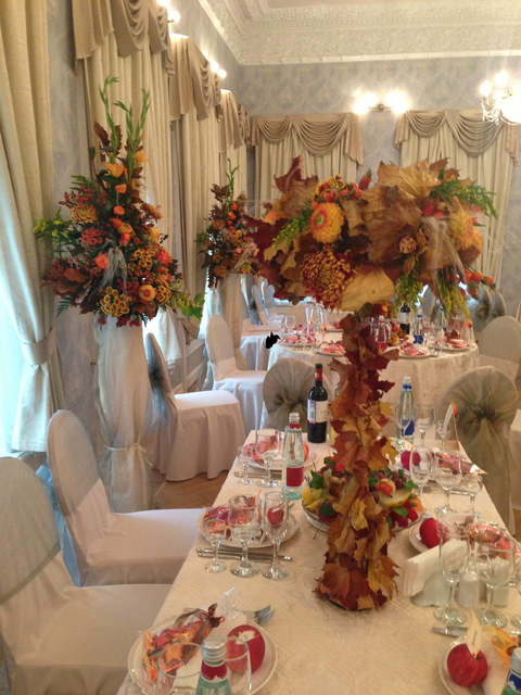 Классика, Тематический, Осенняя в Ресторан / Банкетный зал от Студия декора и флористики DreamFlowers 10
