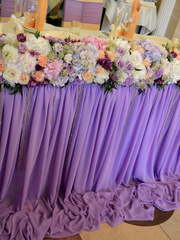 Президиум / Стол молодоженов в Классика от Студия декора и флористики DreamFlowers 1