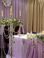 Президиум / Стол молодоженов в Классика от Студия декора и флористики DreamFlowers 2