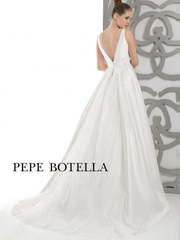 Свадебное платье Pepe Botella (Арт.505). Силуэт А-силуэт. Цвет Белый / Молочный, Айвори / Капучино. Вид 2