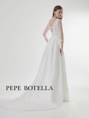 Свадебное платье Pepe Botella (Арт.496). Силуэт А-силуэт. Цвет Белый / Молочный, Айвори / Капучино. Вид 2