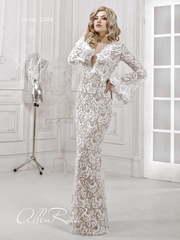 Свадебное платье Allen Rich (Арт.Zara). Силуэт Прямое. Цвет Белый / Молочный, Айвори / Капучино. Вид 1