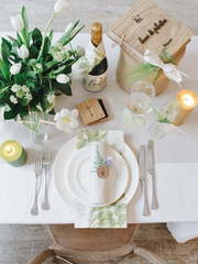 Рустик, Эко в Ресторан / Банкетный зал от All dates box - готовые наборы свадебного декора 1